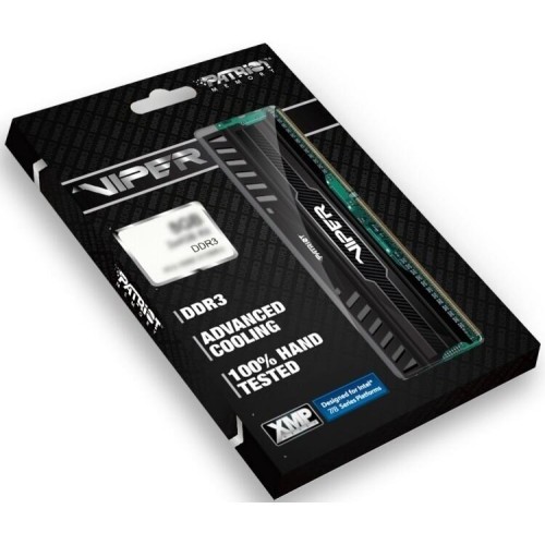 Модуль памяти Patriot DIMM DDR3 VIPER3 16Gb KIT (8GbX2) 1600MHz CL9 [PV316G160C9K] Black